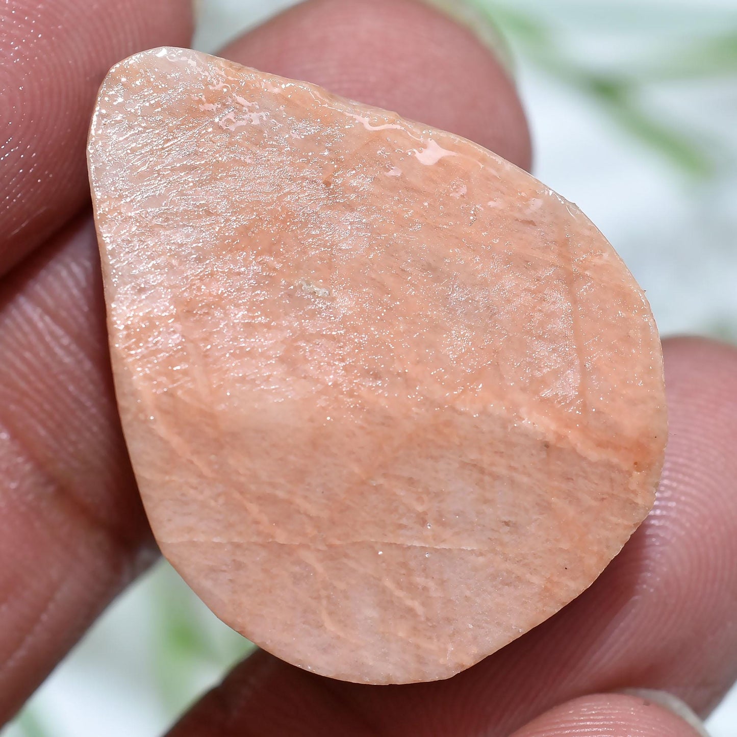 Peach Rough Amazonite Cabochon, Wholesale Crystal Agate Gemstone for Jewelry