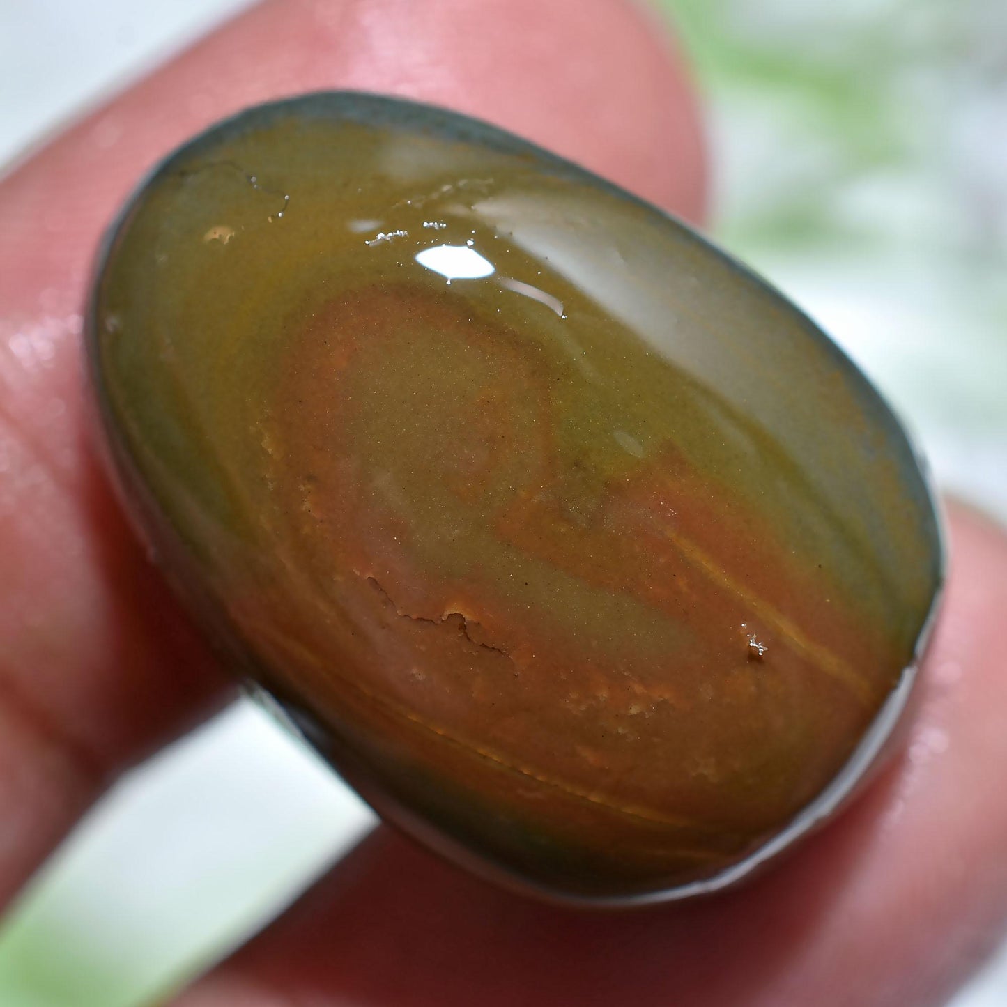 Unique Jasper Cabochon, Fancy Shaped Smooth Gemstone for Jewelry Making