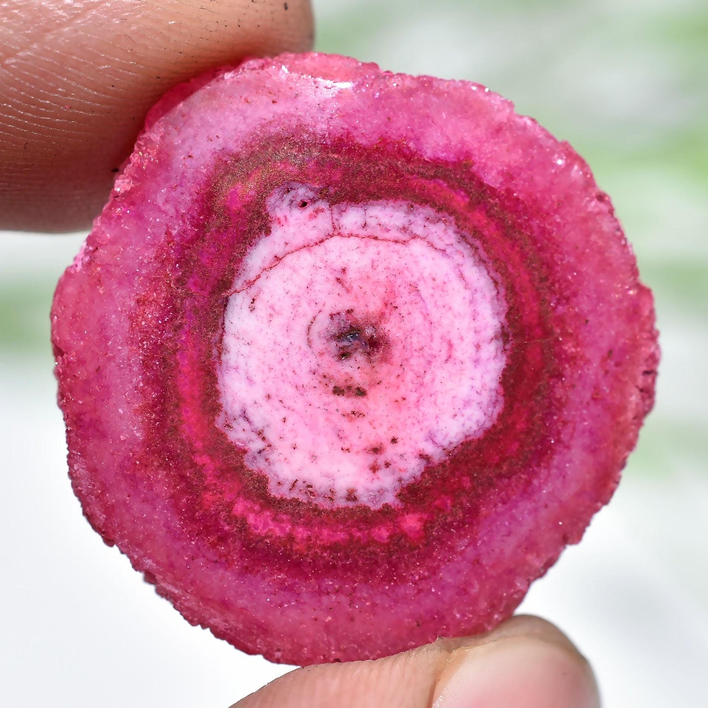 Solar Quartz Crystal Stone - Dainty Pink Gemstone for Wire Wrapping