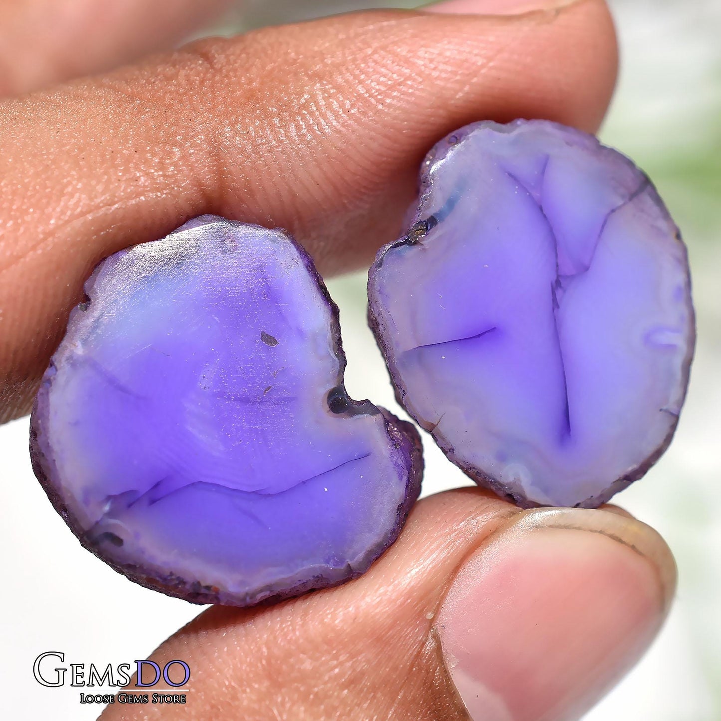 Window Solar Quartz Pair – Colorful Druzy Earring Gemstones, Wholesale Solar Quartz Stones