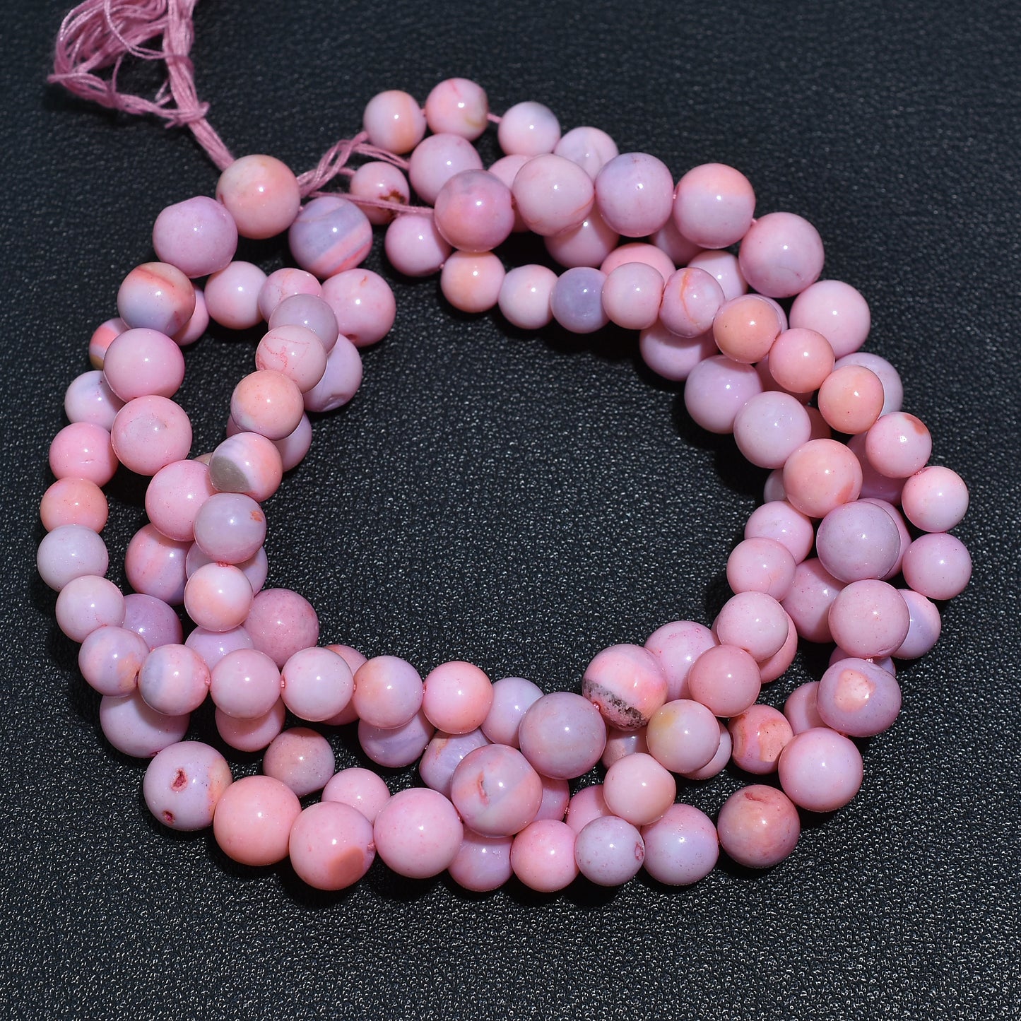 Cotton Candy Opal Round Bead-Wholesale Gemstone Strand For Jewelry