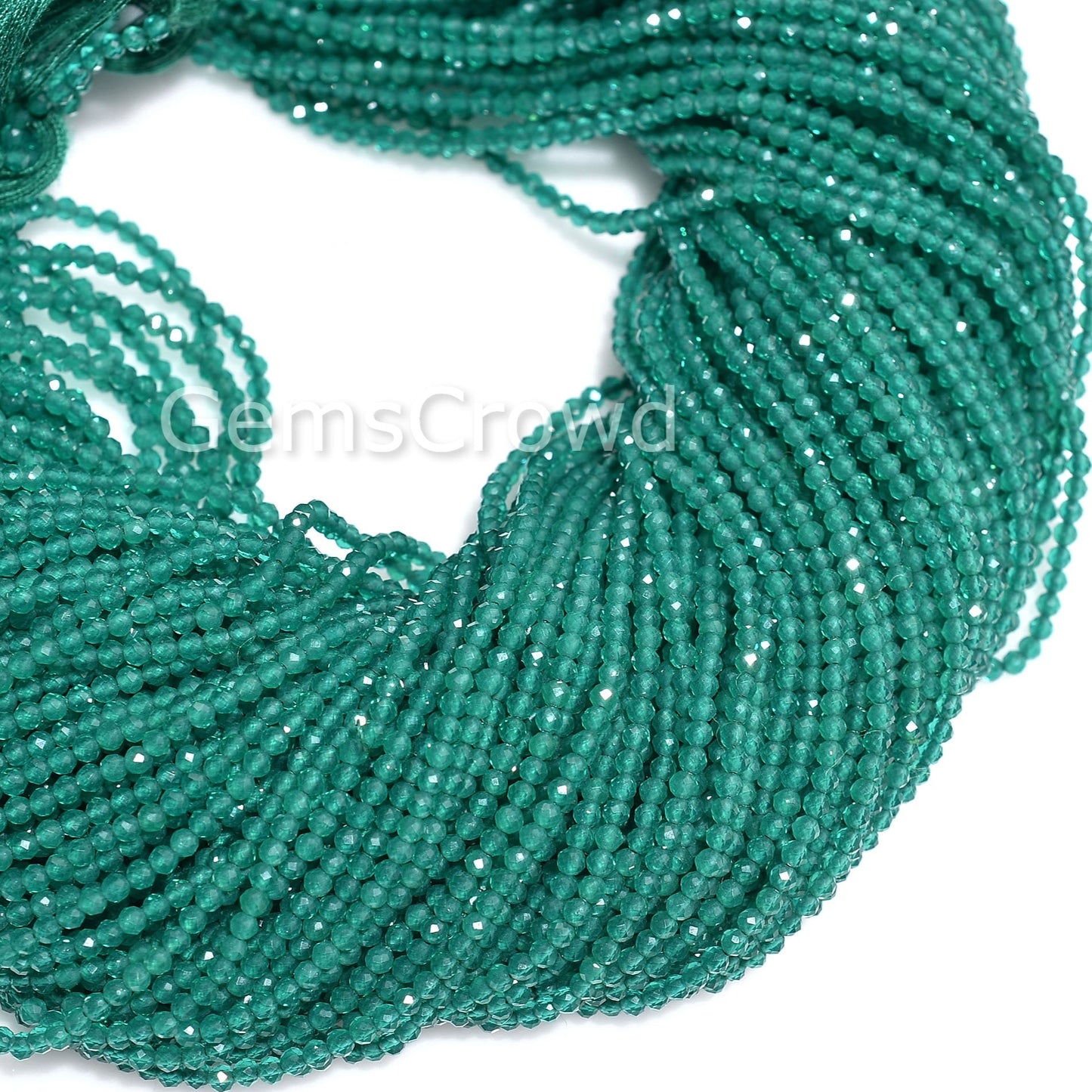 green onyx beads, rondelle beads, micro cut gemstones, faceted beads, tiny gemstone, jewelry making, loose beads, 2mm gemstone strand, onyx rondelle, diy jewelry, polished stones, crystal beads, beading supplies, gemstone line, crafts jewelry