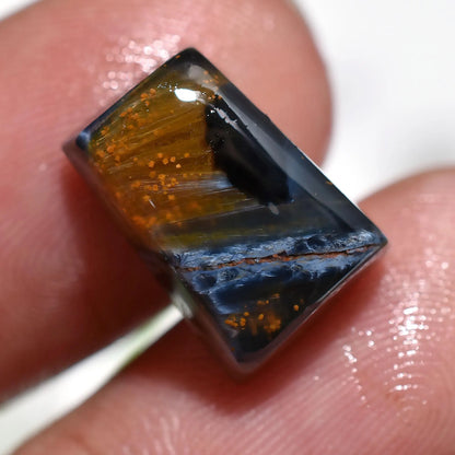 Natural Blue Pietersite Small Gemstone - Smooth Polished Stone