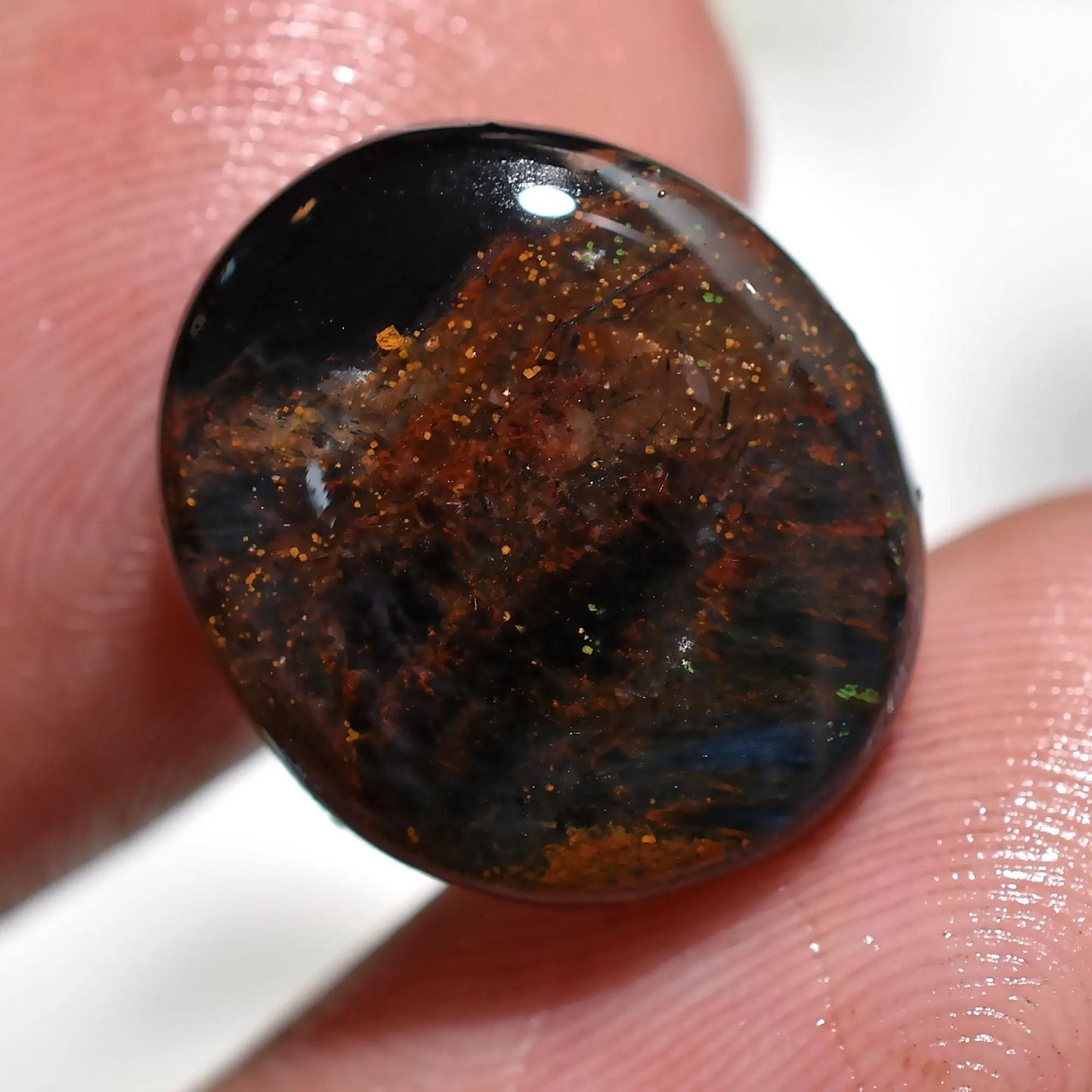 Natural Blue Pietersite Small Gemstone - Smooth Polished Stone