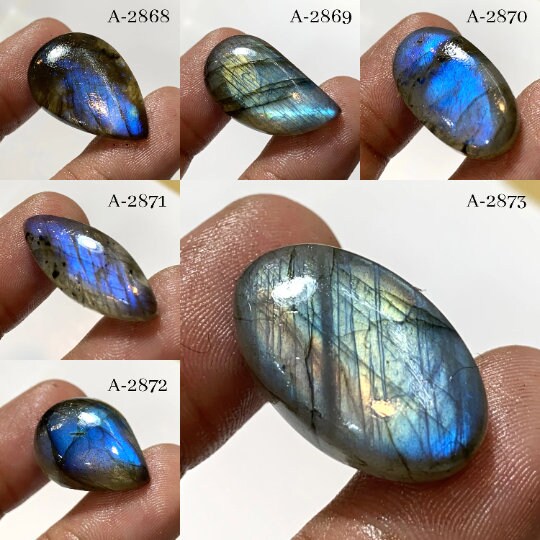 Wholesale Fire Labradorite Cabochon – Handmade Loose Gemstone