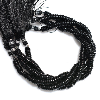 Trending Black Spinel Heishi Beads – Wholesale Smooth Tyre Shape Gemstone Strand For Jewelry