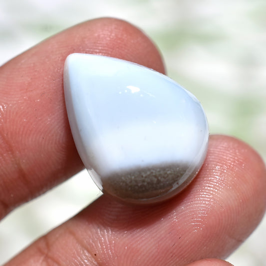 Vibrant Blue Opal Cabochon – Wholesale Smooth Polished Stone for Jewelry