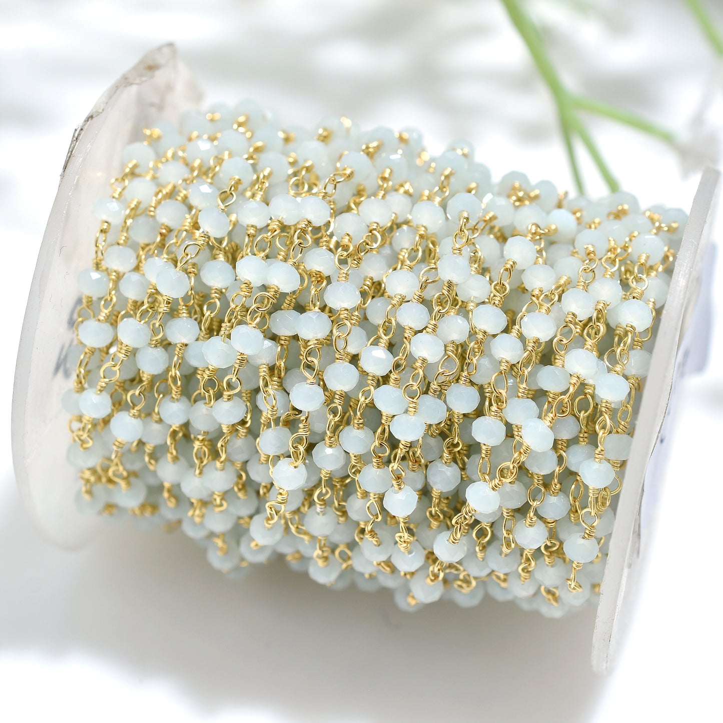 Blessed Chalcedony Rosary – Wholesale Spiritual Hydro Beaded Prayer Chain for Men & Women