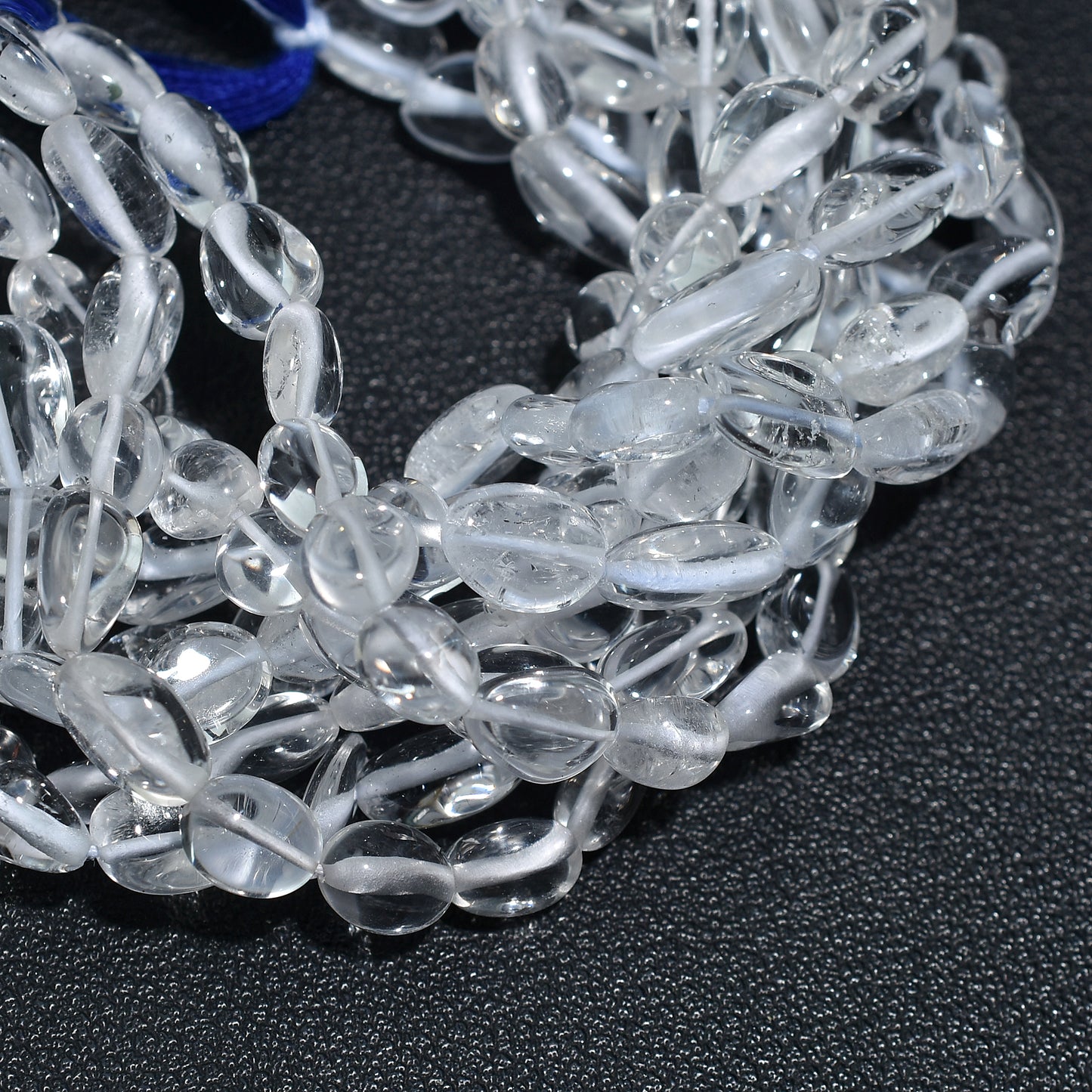 Glossy Clear Quartz Smooth Nugget Gemstone Strand – Natural Transparent Beads Wholesale For Crafts