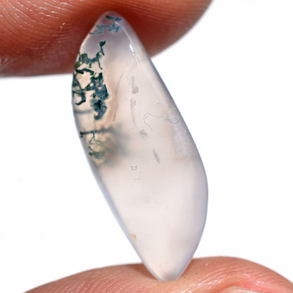 Green Moss Agate Cabochon – Natural Smooth Polished Gemstone
