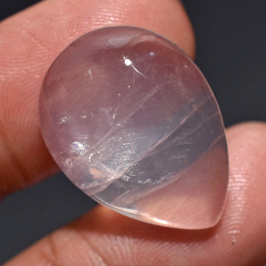 Lovely Pink Rose Quartz Cabochons, Crystal Healing Love Stone Gift