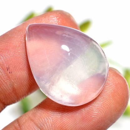 Pink Rose Quartz Cabochon – Polished Gemstone for Rings & Pendants