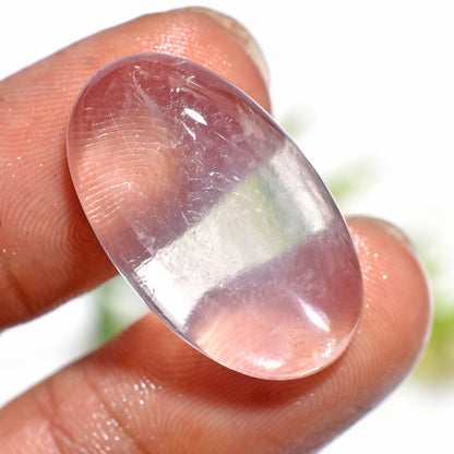 High Quality Rose Quartz Stone – Pink Gem Cabochon for Jewelry Creations-(14x25x3mm,/20ct)
