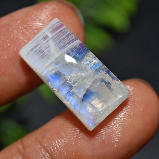 rainbow moonstone, moonstone cabochon, polished gemstone, smooth cabochon, jewelry making, natural moonstone, gemstone for rings, pendant gemstone, DIY jewelry supplies, healing crystals, moonstone jewelry, rainbow gemstone