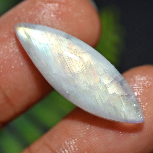 Marquise Rainbow Moonstone Cabochon – Wholesale Loose Gemstone for Handmade Jewelry