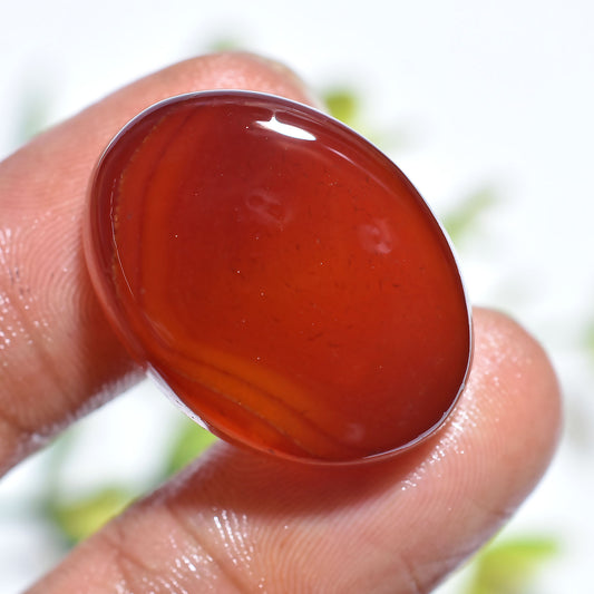 AAA Quality Red Onyx Cabochon – Polished Gemstone for Designers