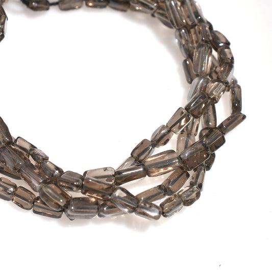 Brown Smoky Quartz Beads – Natural Polished Gemstones for Necklaces