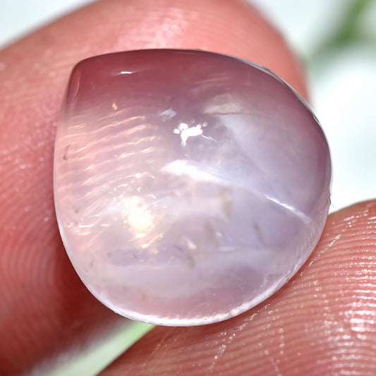 Rose Quartz Pear Gemstone, Natural Pink Crystal for Jewelry Making & Healing (13x15x4mm,/10ct)