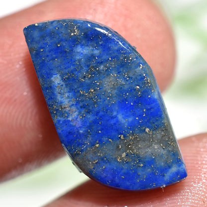 Unique Fancy Lapis Lazuli Cabochon – Blue Gemstone for Pendants & Rings (10x20x3mm,/11ct)