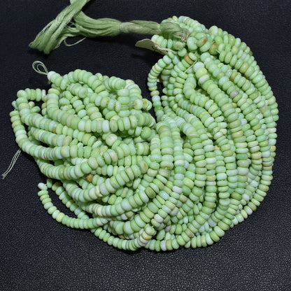 Soft Green Opal Beads – Light-Toned Gemstones for Custom Accessories