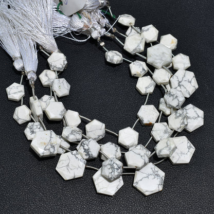 Geometric Howlite Beads-Wholesale Gemstone For Modern Jewelry Design