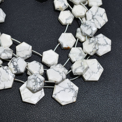 Geometric Howlite Beads-Wholesale Gemstone For Modern Jewelry Design