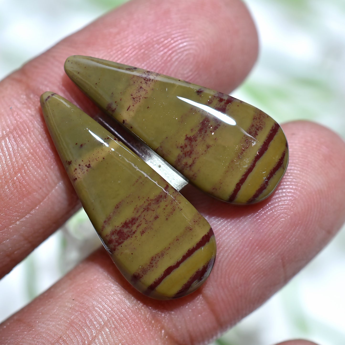 Rich Imperial Topaz Gemstone Pair – Matched Stone Set for Wholesale Jewelry Projects