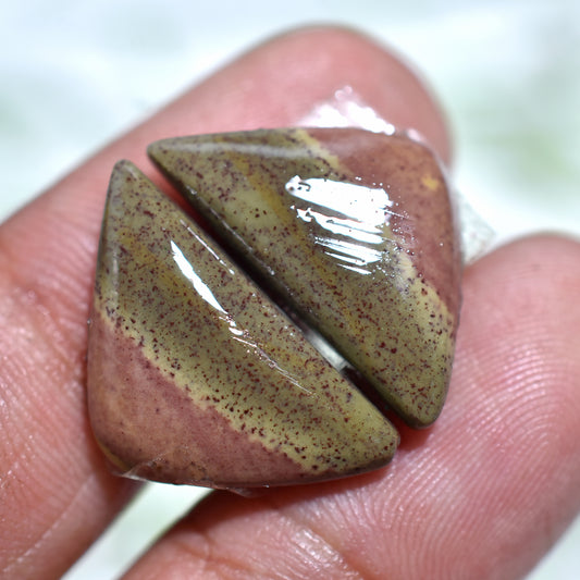 Timeless Imperial Gemstone Pair – Natural Stone Set for Heirloom-Inspired Jewelry