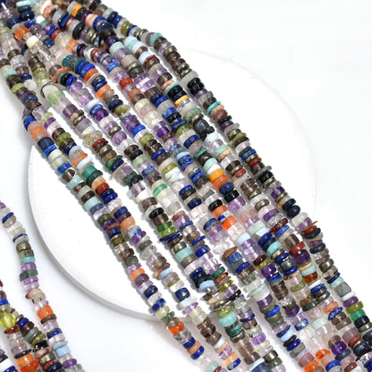 Multi Disco Heishi Tyre Smooth Beads – Wholesale Natural Handmade Gemstone Strand For Custom Jewelry
