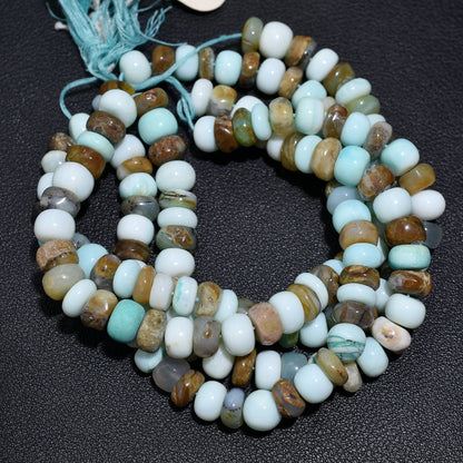 Celestial Peruvian Opals  Beads – Unique Blue & Green Gemstones for Wholesale Jewelry