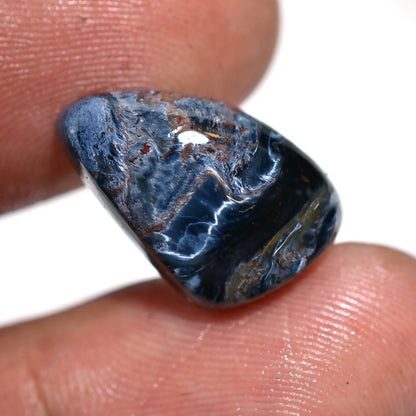 Premium Pietersite Cabochon – Wholesale Natural Stone for Elegant Jewelry Making (6x16x3mm,/6ct)