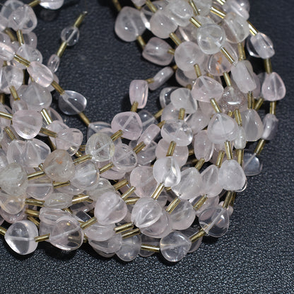 Powdery Pink Rose Quartz Beads – Wholesale Gemstones Strand for Jewelry Making