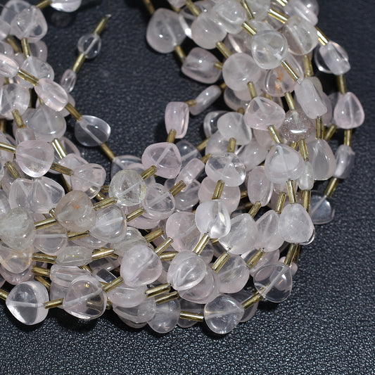 Powdery Pink Rose Quartz Beads – Wholesale Gemstones Strand for Jewelry Making