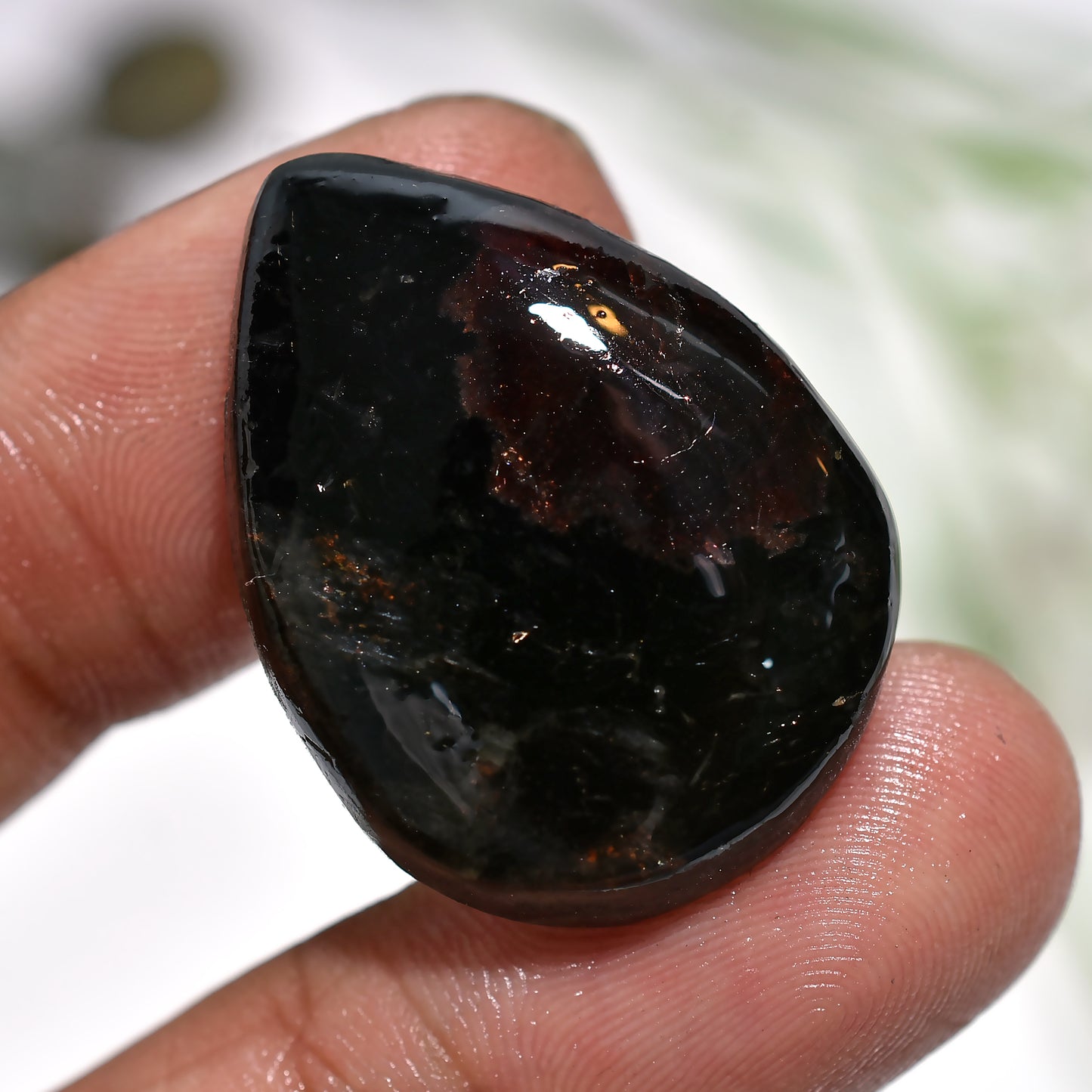 Natural Ruby Tourmaline Cabochon – Ideal Gemstone for Elegant Jewelry Pieces