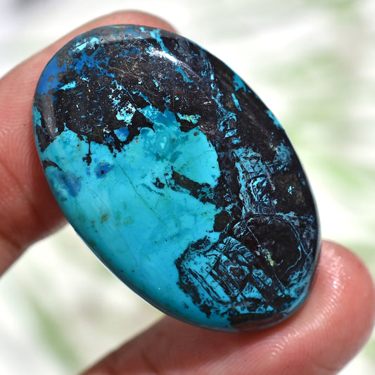 Unique Shattuckite Gemstone – Oval Shaped Wholesale Loose Cabochon for Pendants