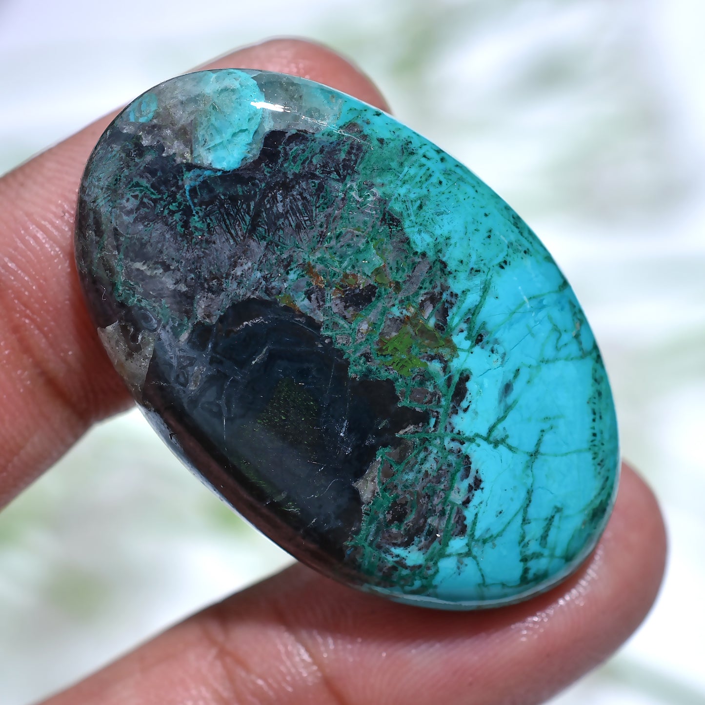 Elegant Shattuckite Oval Shaped Cabochon – Wholesale Loose Stone for Jewelry Making
