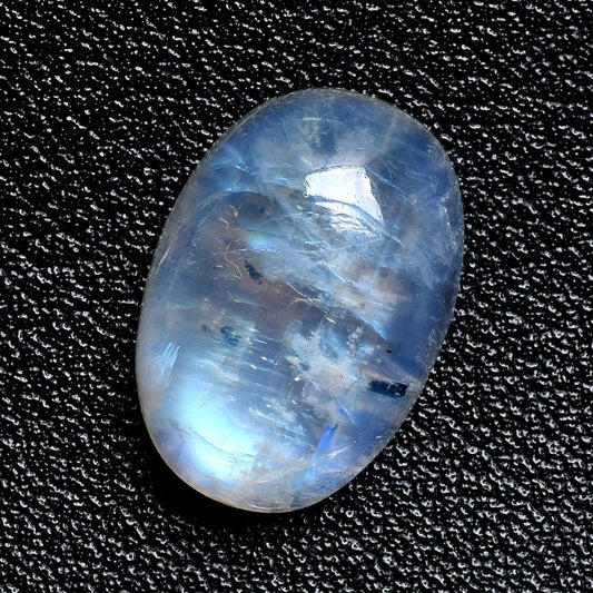 Blue Fire Moonstone Cabochon - Loose Oval Shape Healing Crystal