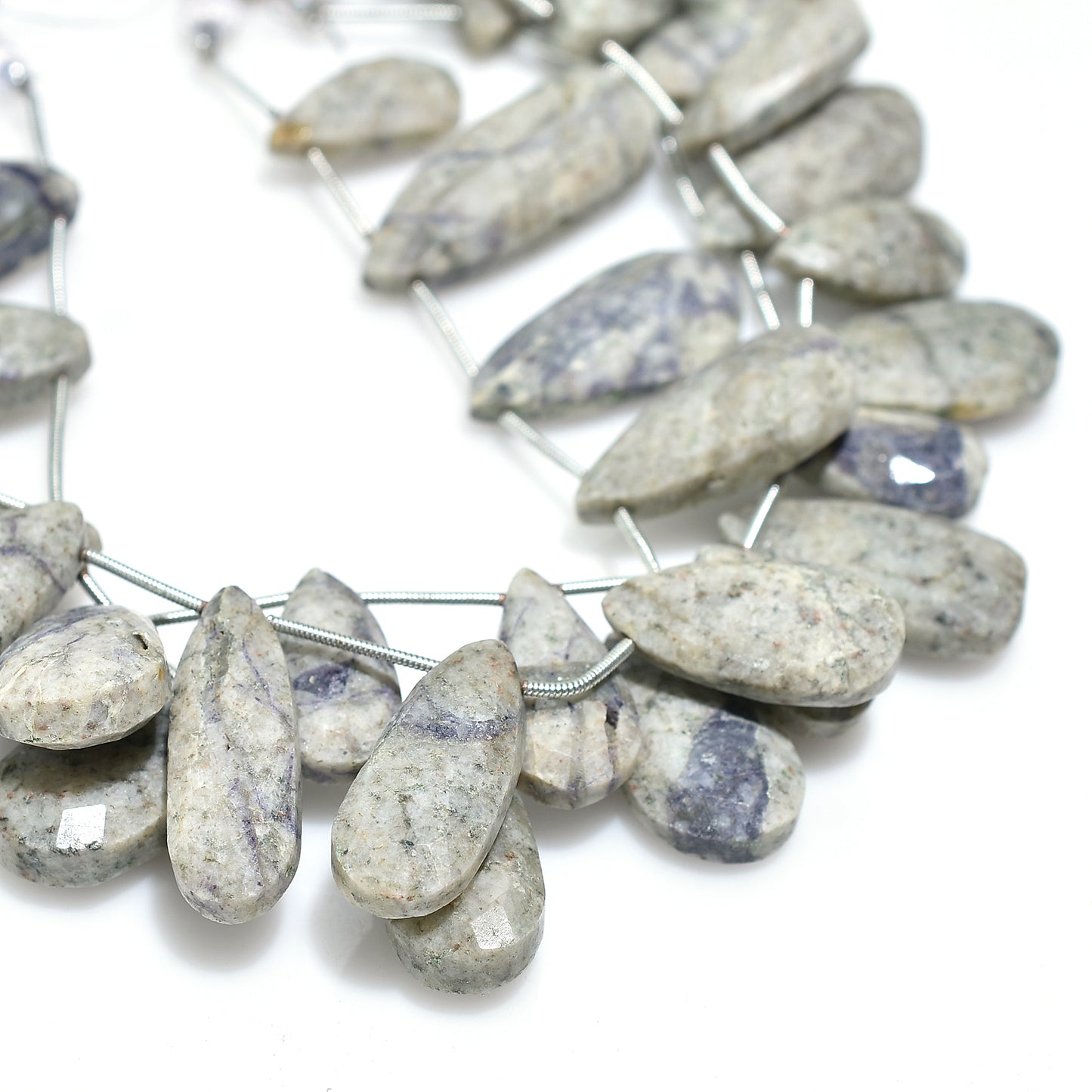 Tiffany Breeze Teardrops Faceted Beads - Wholesale Gemstone Strand For Jewelry
