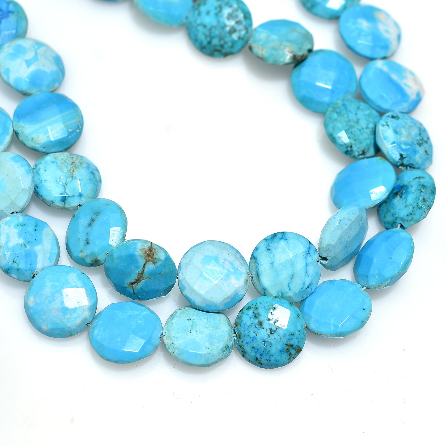 Aqua Veil Howlite Beads _ Wholesale Tiny Gemstone Strands for Jewelry Making