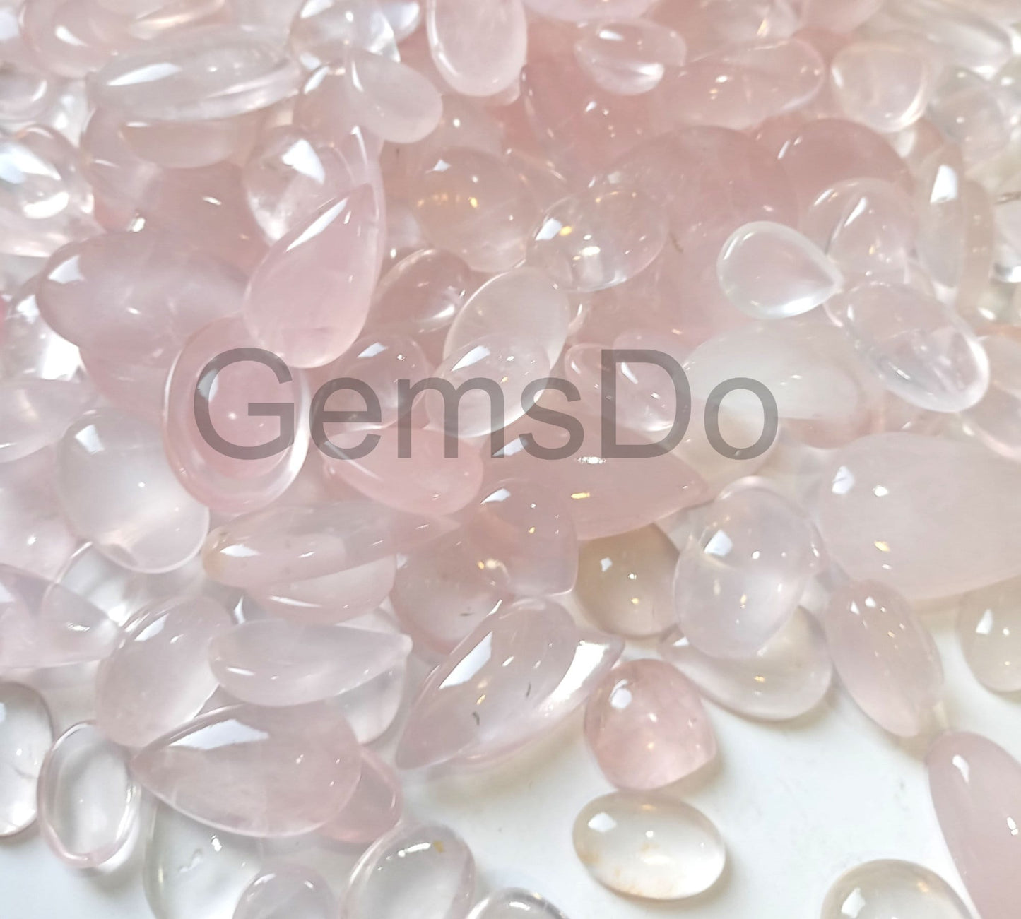 Natural Rose Quartz Gemstone Lot – Polished Bulk Pink Crystal Stones for Jewelry, Healing & Craft Projects