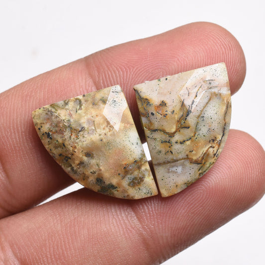 Title: Multi Faceted Gemstone Pair – Mixed Shapes & Sizes for Jewelry Making