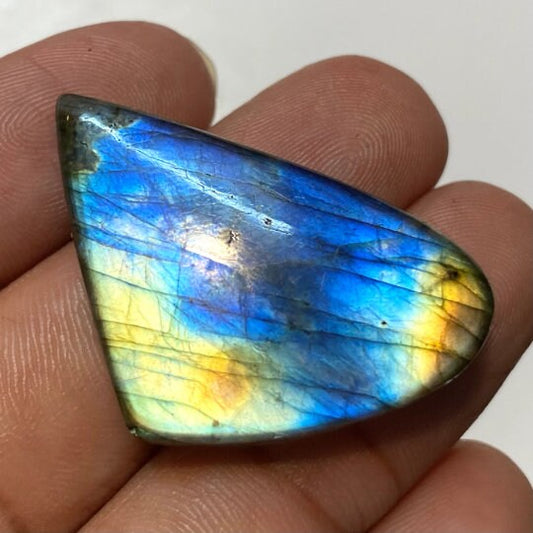 Multi Blue Fire Labradorite Cabochon - 100% Natural Loose Gemstone