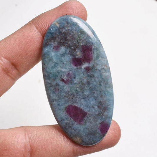 RARE Natural Ruby Kyanite Cabochon - AAA Quality Loose Gemstone