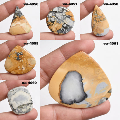 Natural Maligano Jasper Cabochons, Wholesale Loose Gemstones