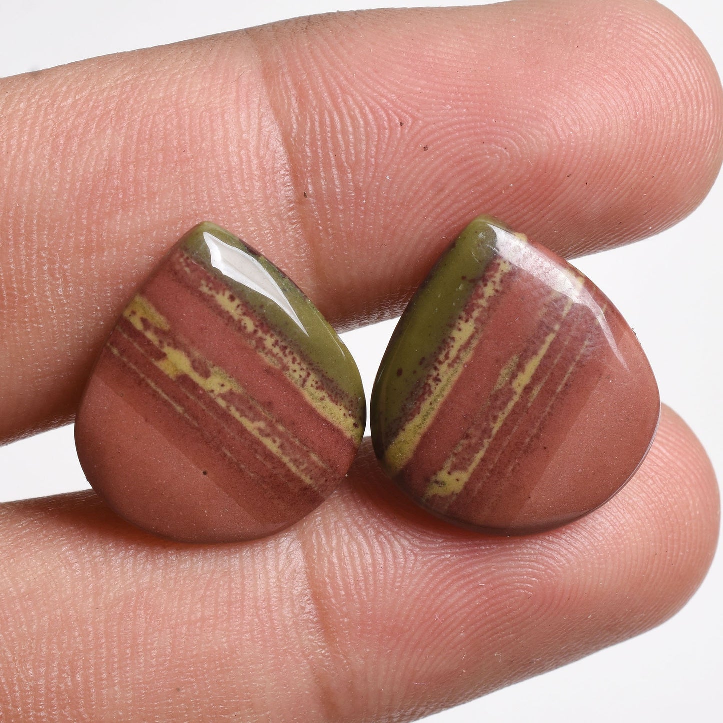 Green Imperial Topaz Cabochon - Mix Shaped Loose Gemstone