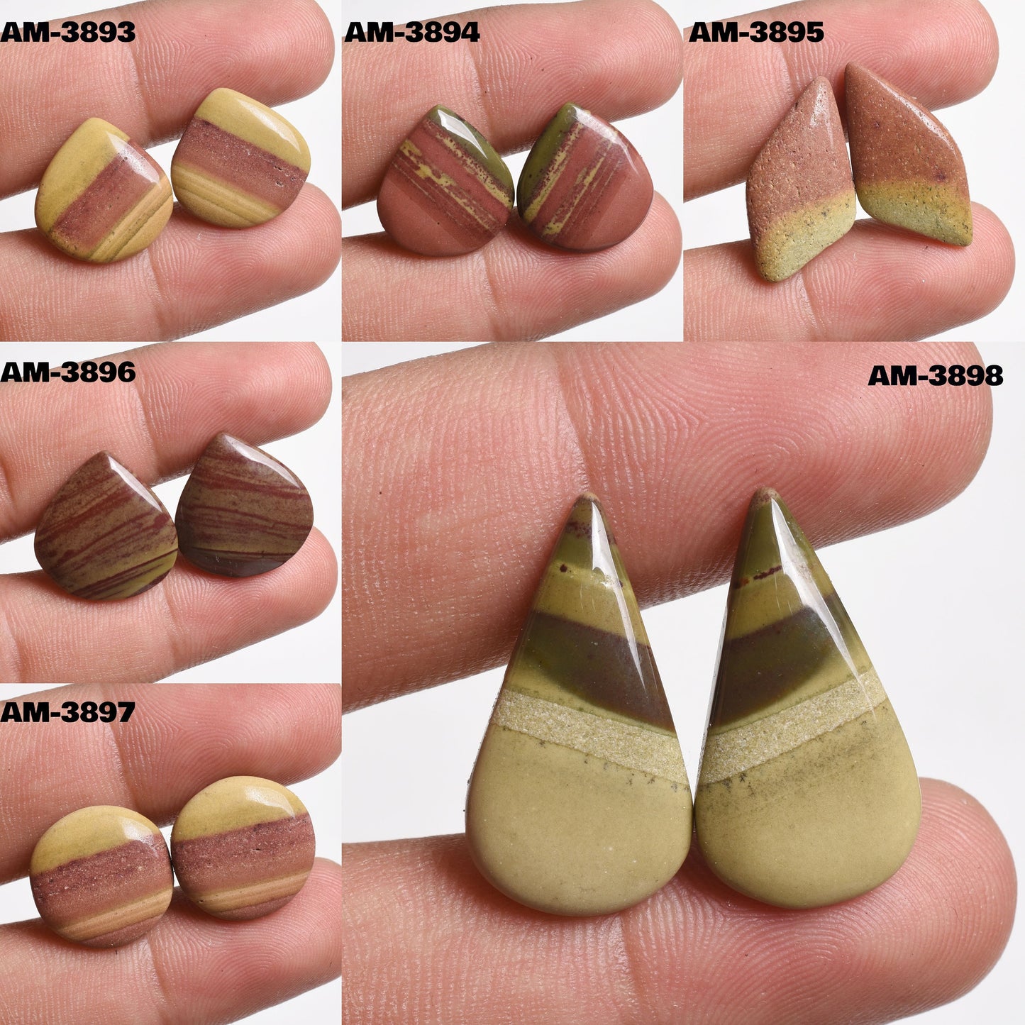 Green Imperial Topaz Cabochon - Mix Shaped Loose Gemstone
