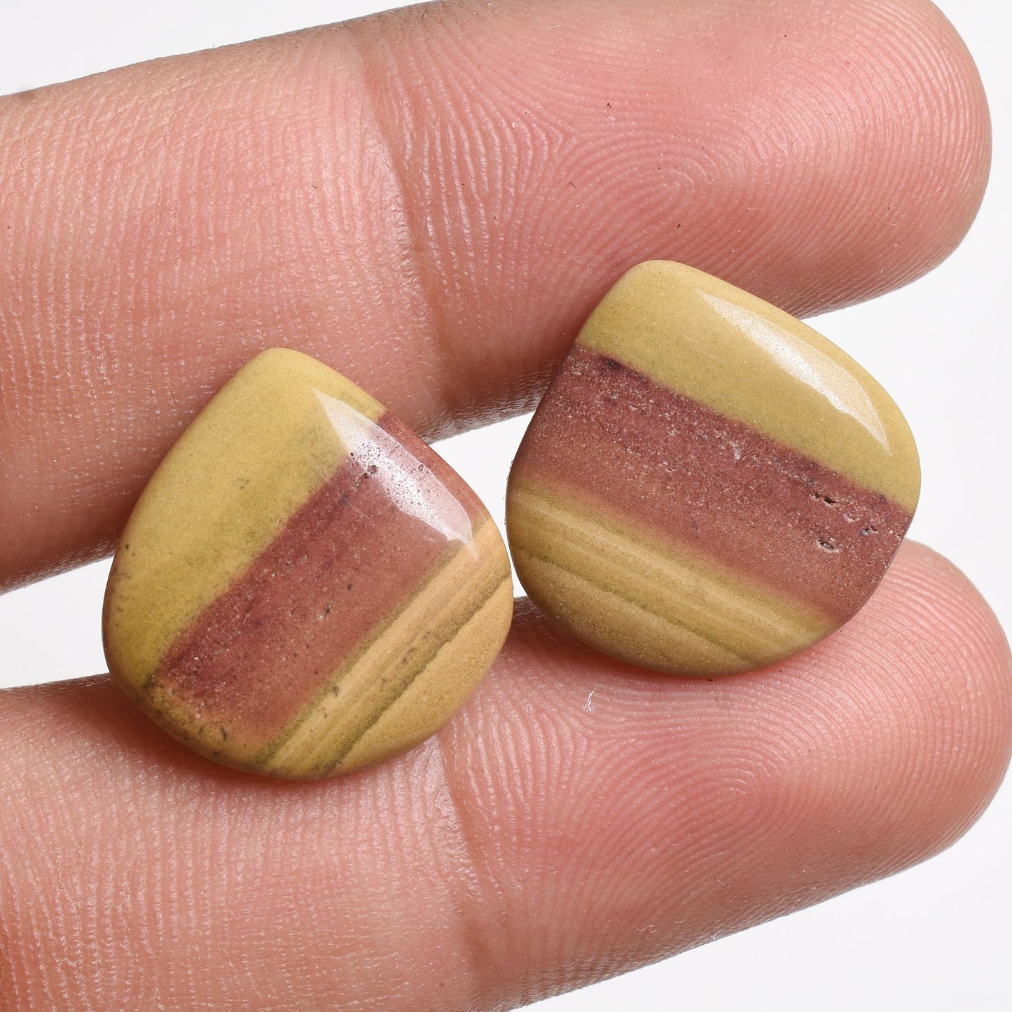 Green Imperial Topaz Cabochon - Mix Shaped Loose Gemstone