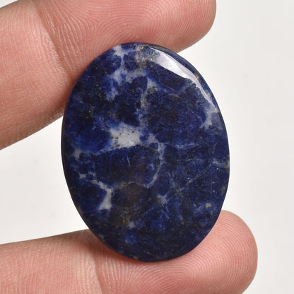 AAA+ Sodalite Gemstone Cabochon - Hand Polished Oval-Marquise Shapes for Jewelry Making