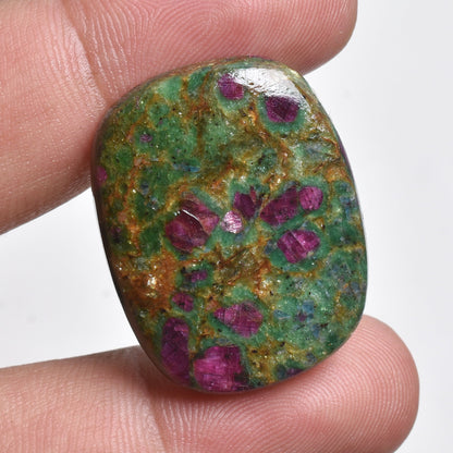 Ruby Fuchsite Cabochon - Wholesale Gemstone Lot, Mix Shape & Size