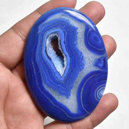 Blue, Pink, or Green Window Druzy Gemstone – Oval & Heart-Shaped Big Solar Quartz Crystals for Pendant Making